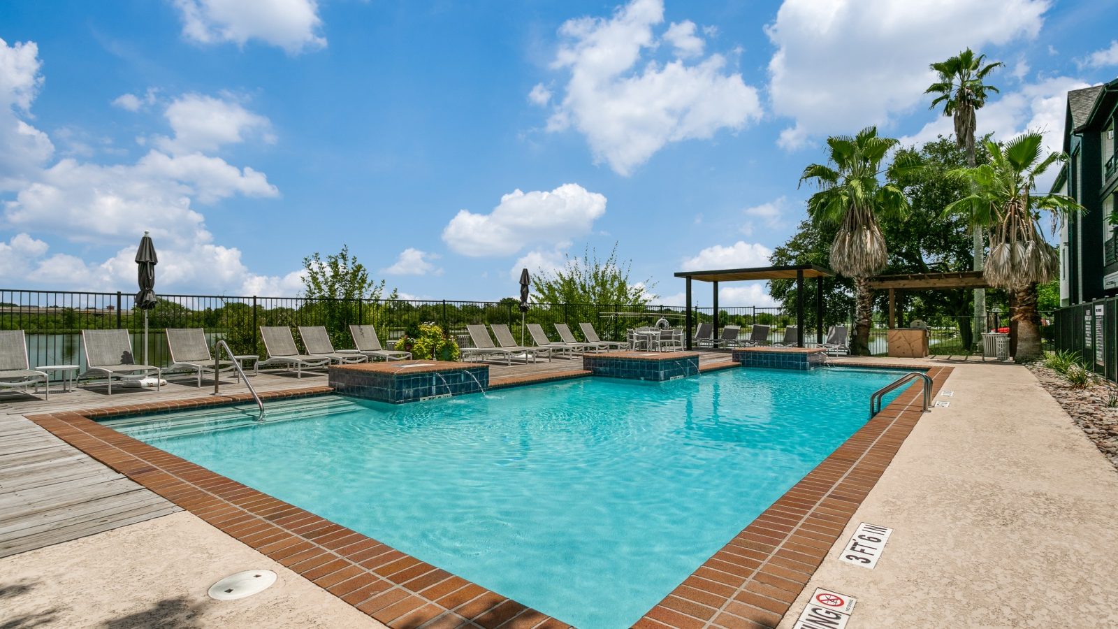 the pool at The Pearce on  Lake