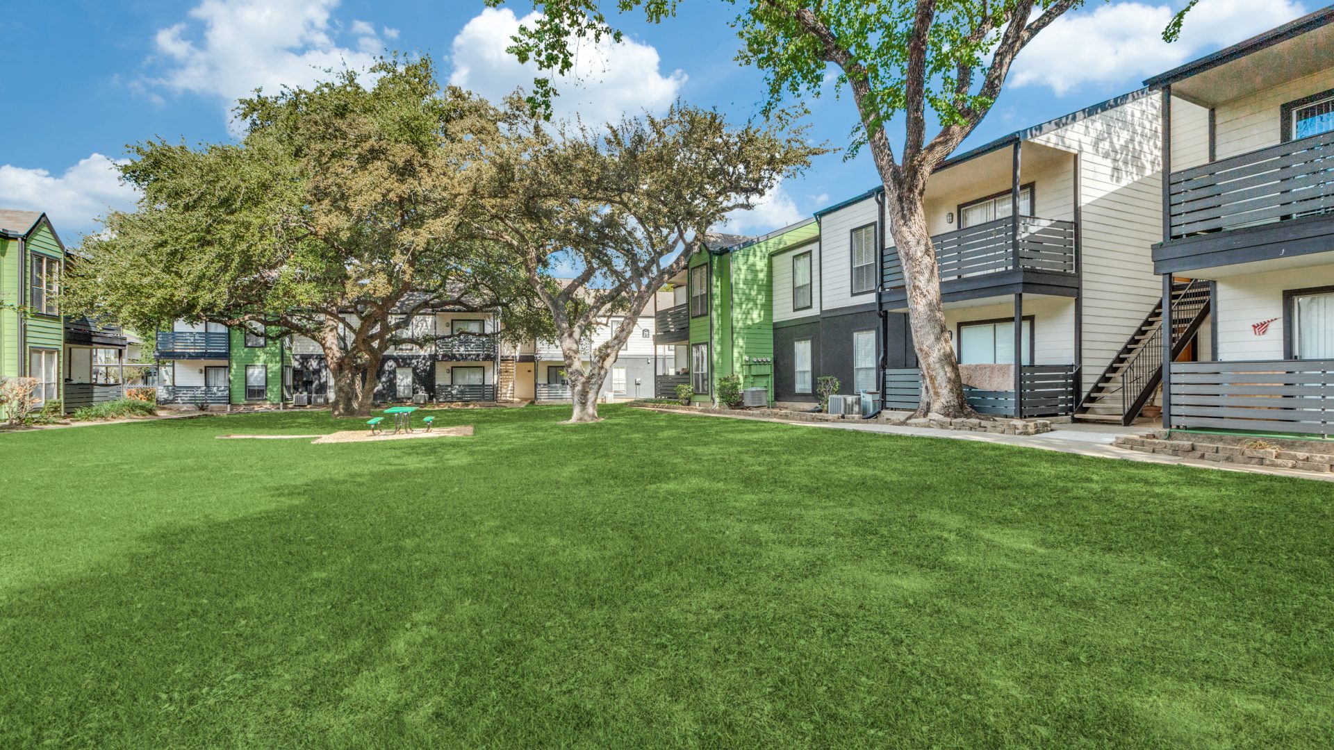 the grassy area at The  Argyle