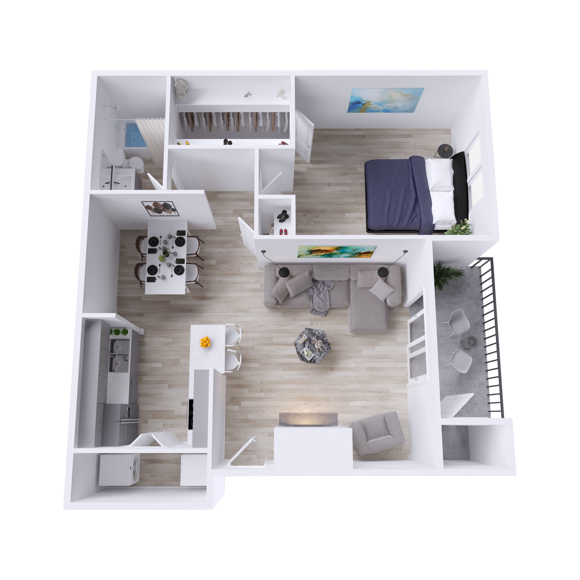 A6 - 3D Plan