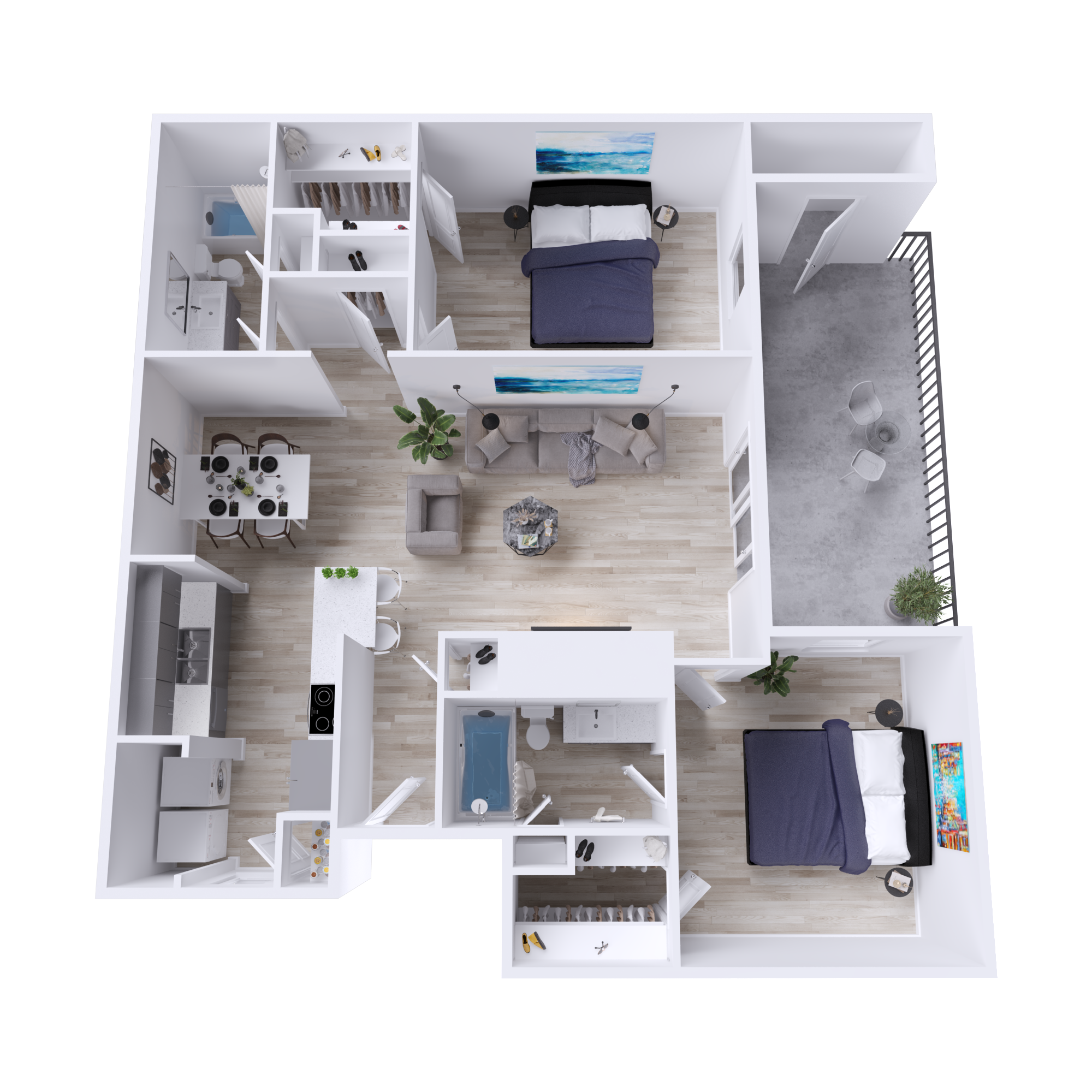 B4 - 3D Plan