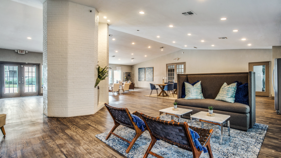 the living room at The  Mark at 2600