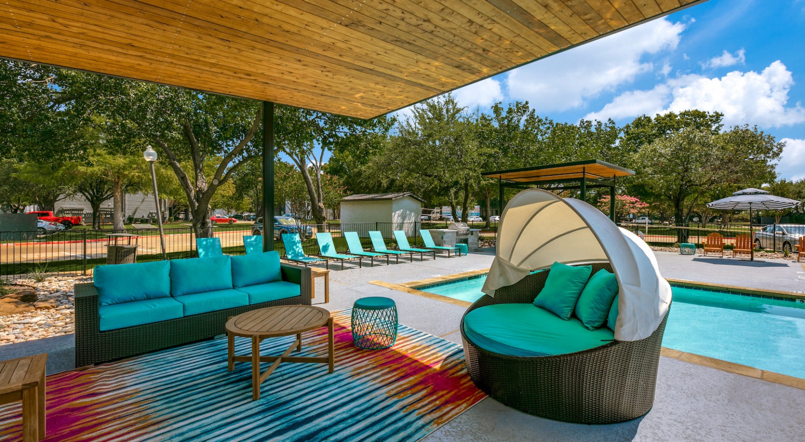 the pool area at The  Republic East & West