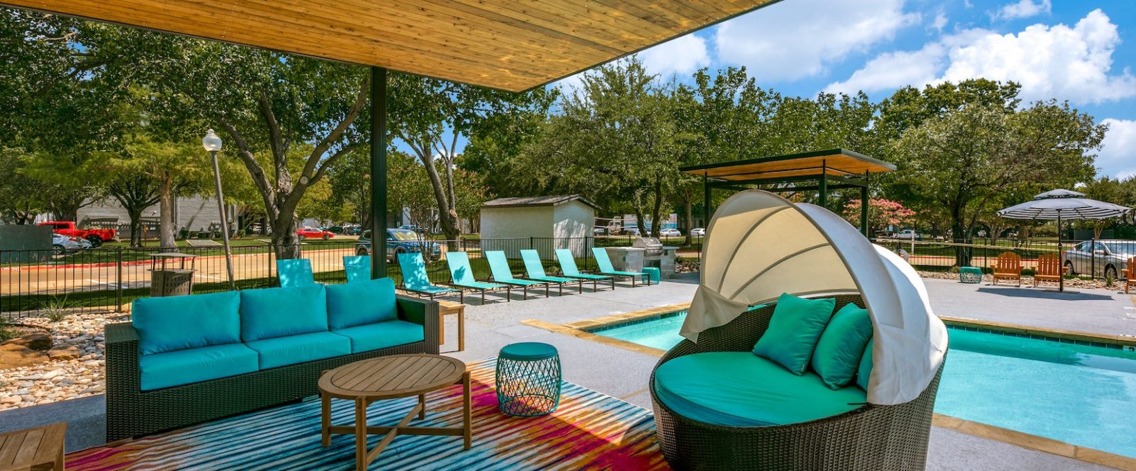 the pool area at The  Republic East & West