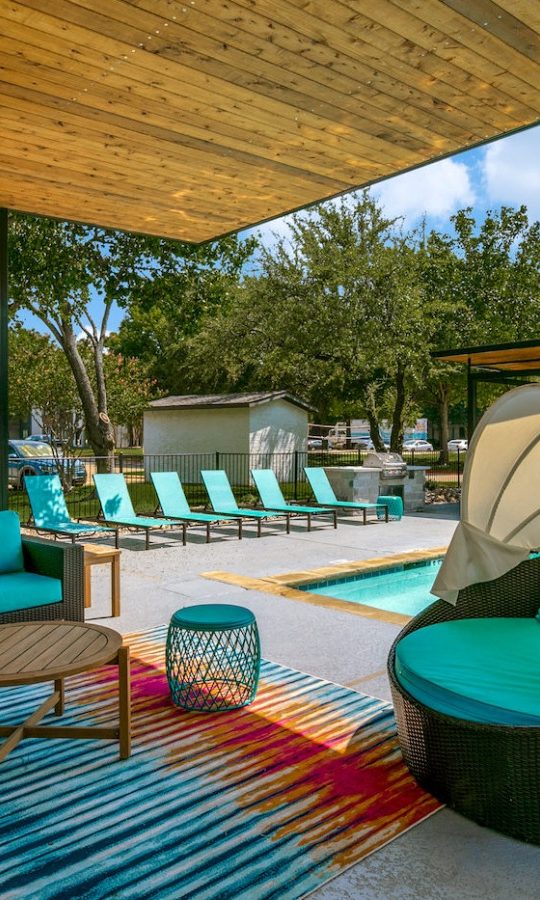 the pool area at The  Republic East & West