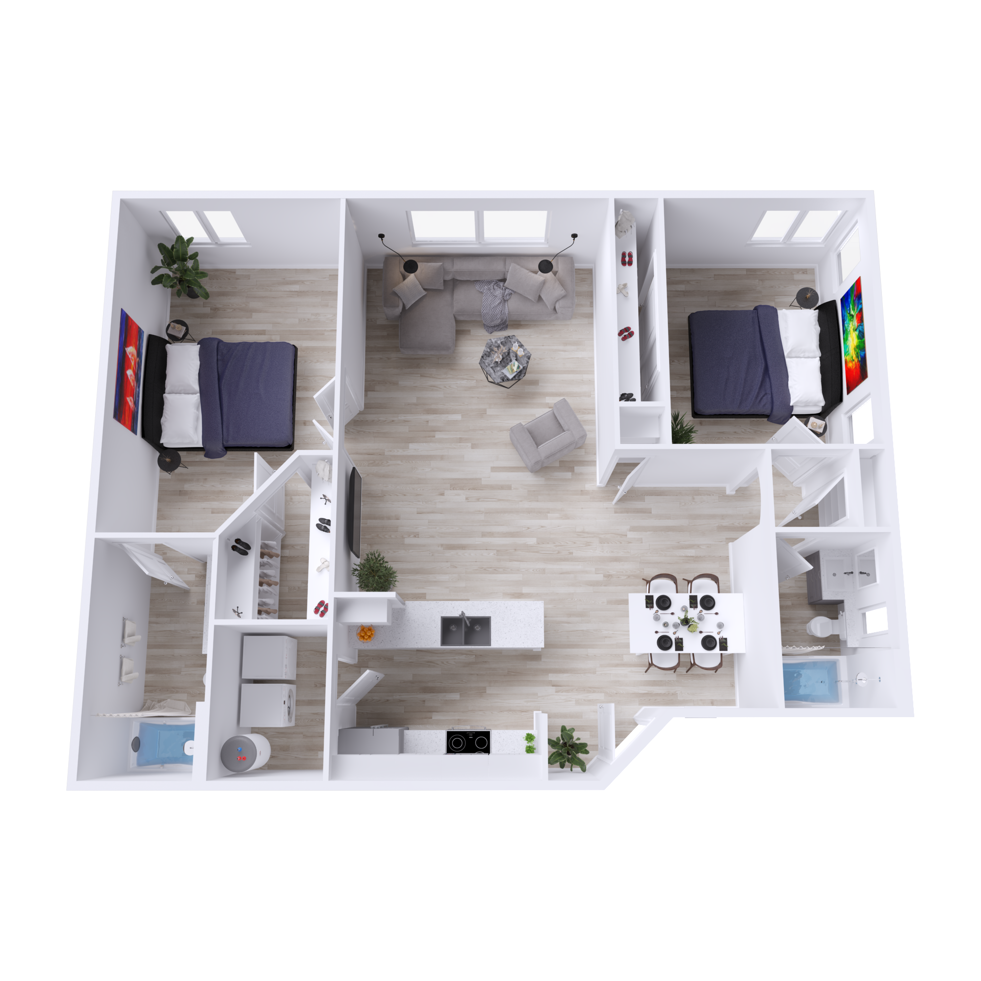 B4 - 3D Plan