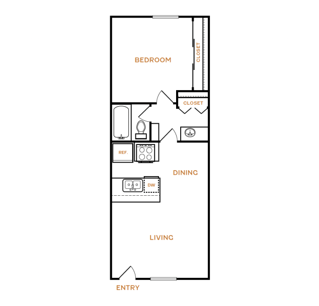 the floor plan for a two bedroom apartment at The  Palmer