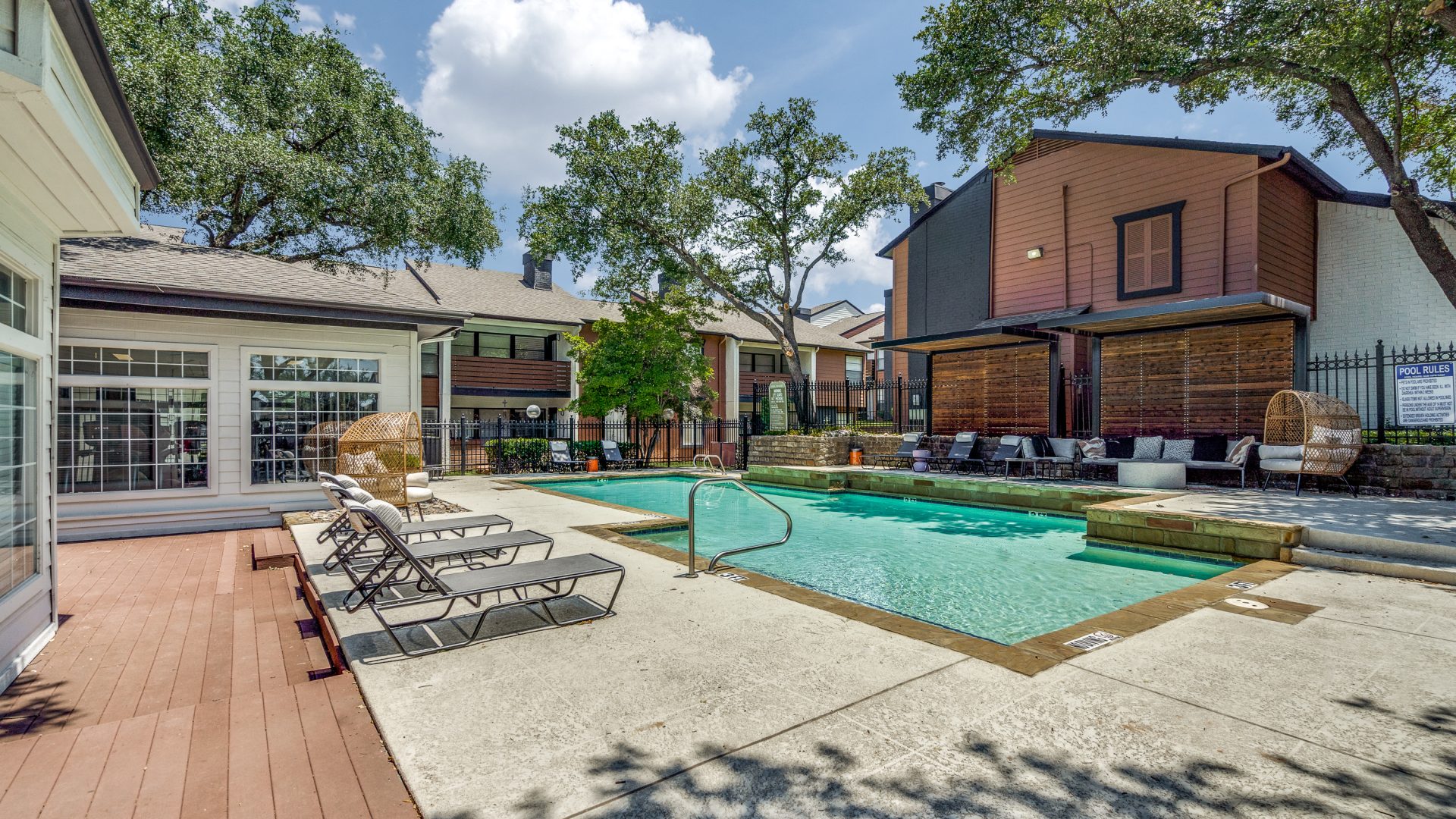 the pool at The Evaline