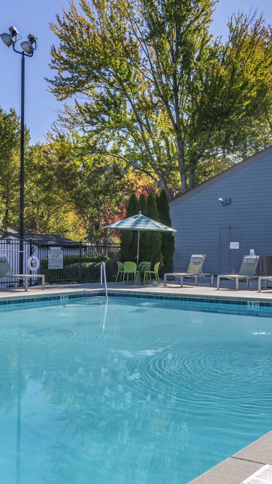 the pool at The Terra at Norcross