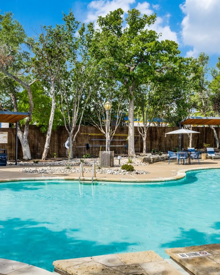 the pool at The Ellwood at Lake Travis