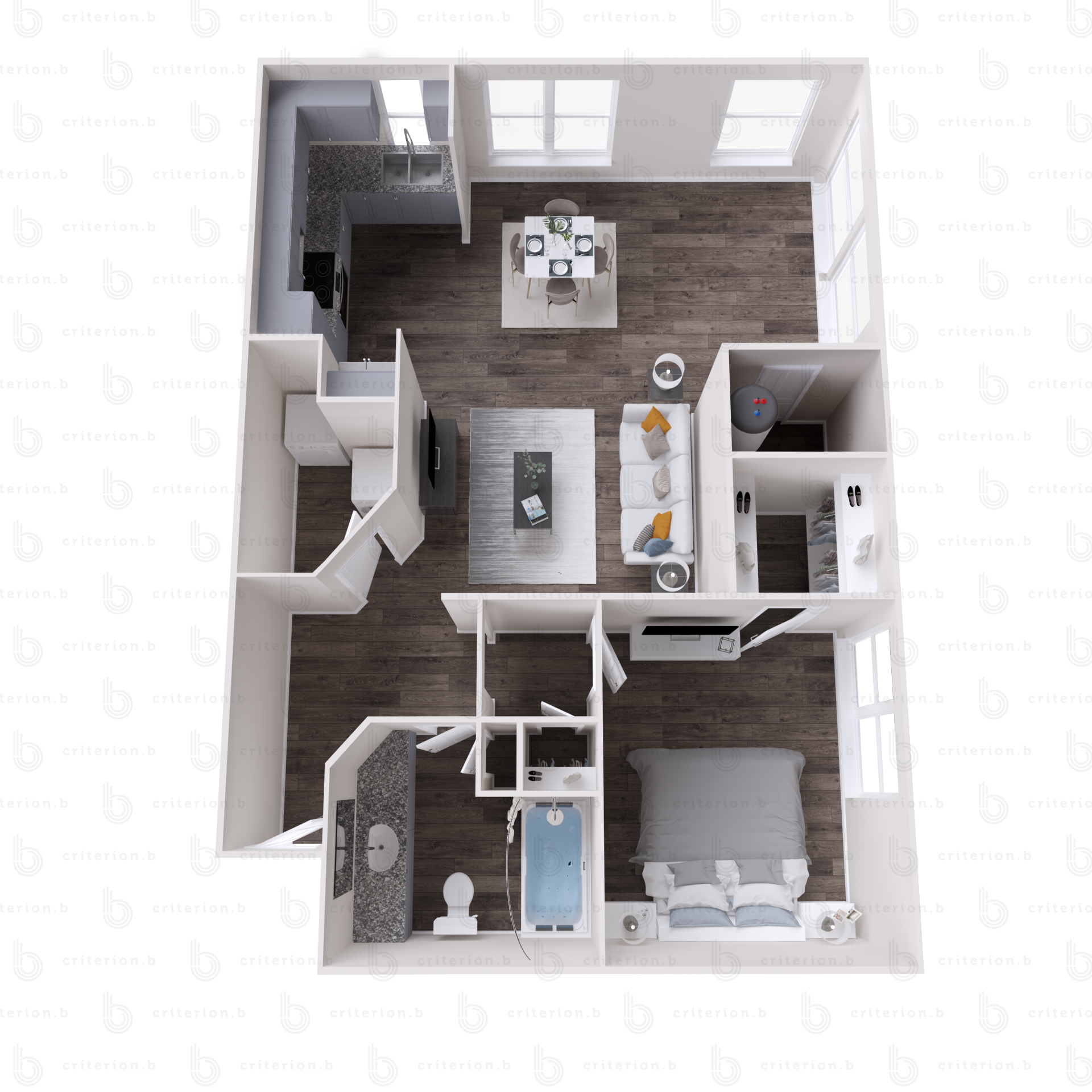 A5 Lake - 3D Plan