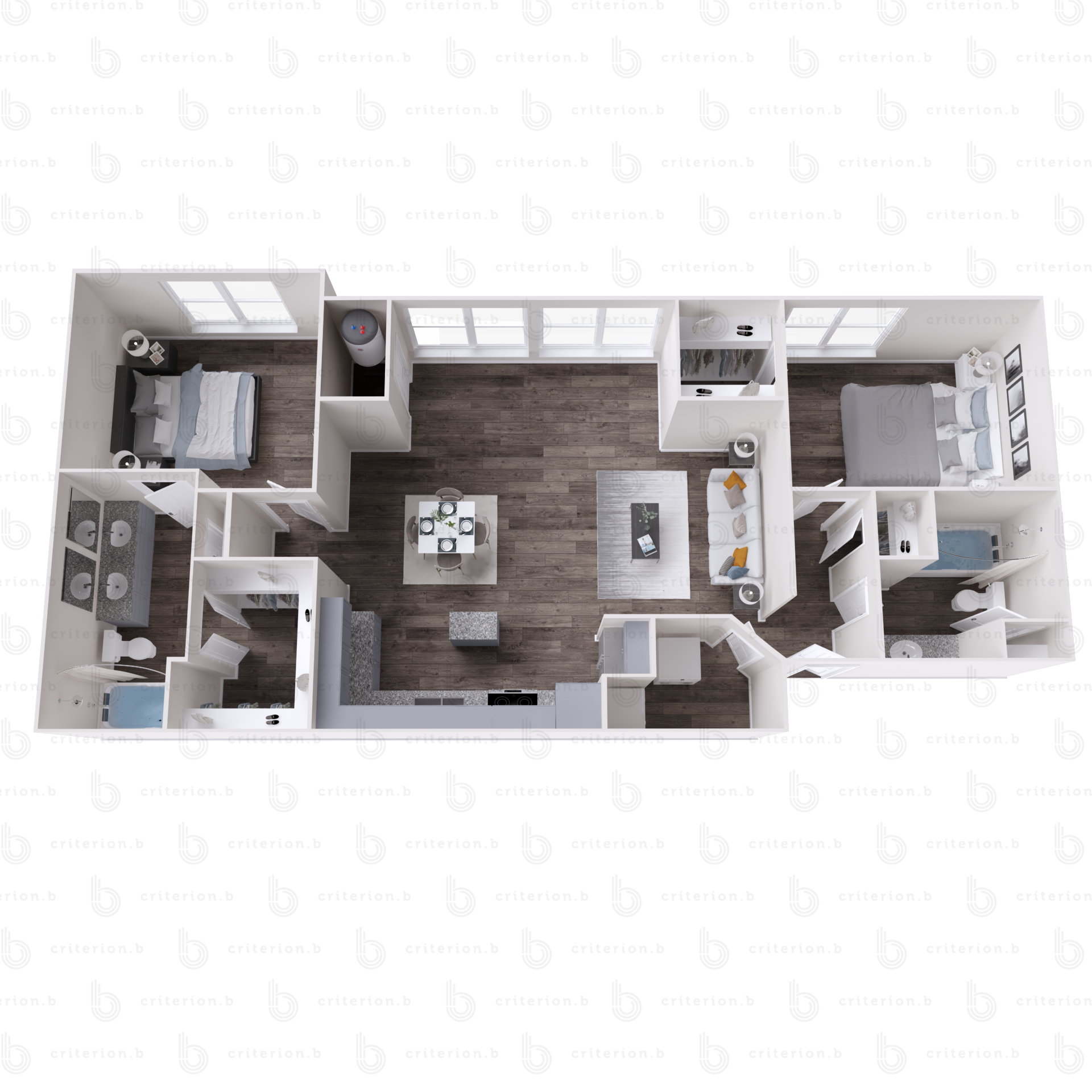 B5 Lake - 3D Plan