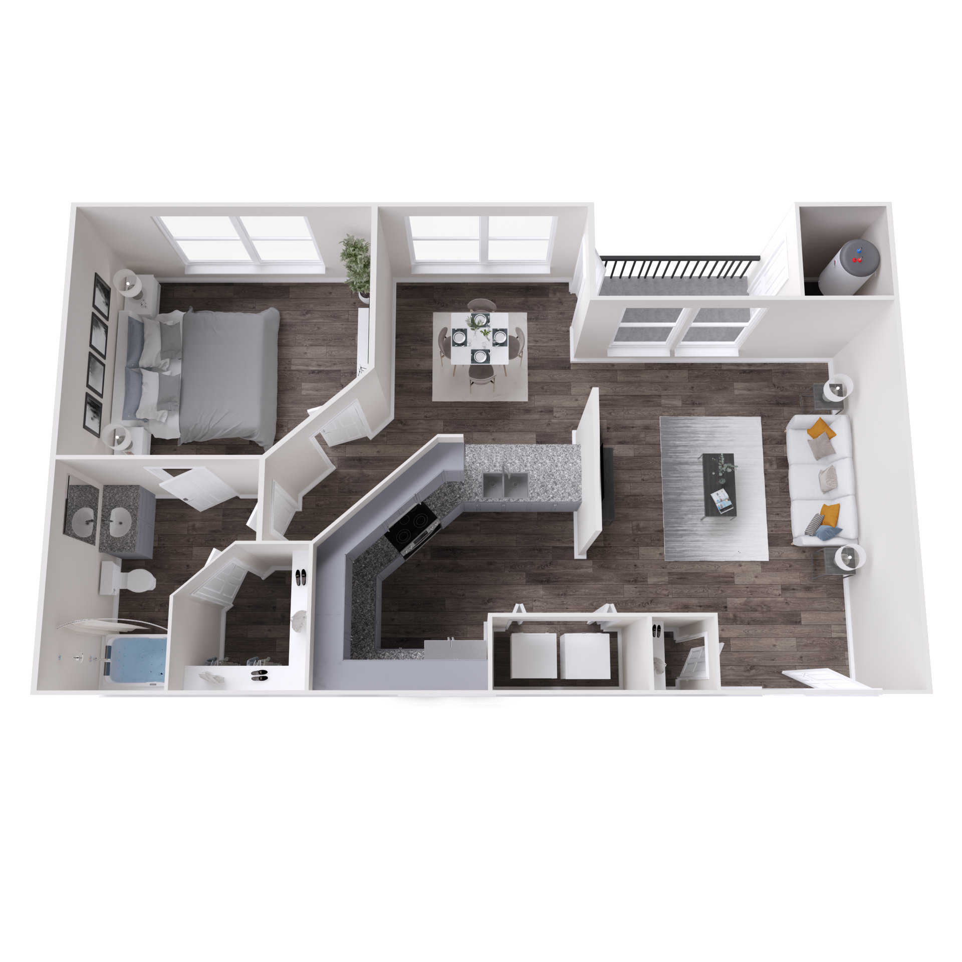 A1 Lake - 3D Plan