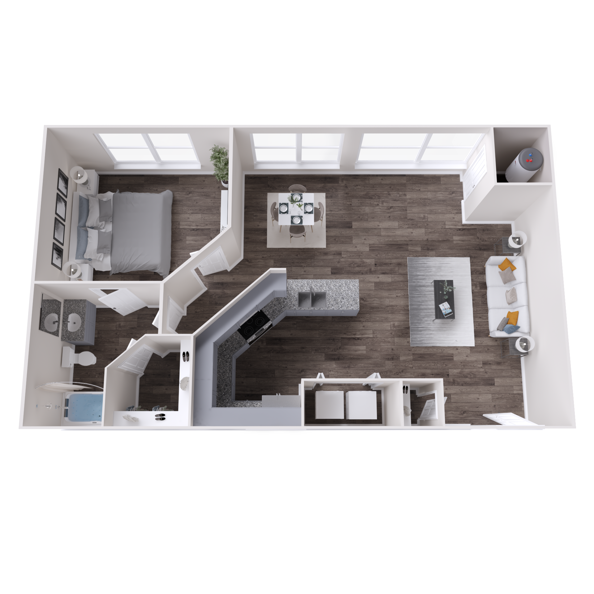 A2 Lake - 3D Plan