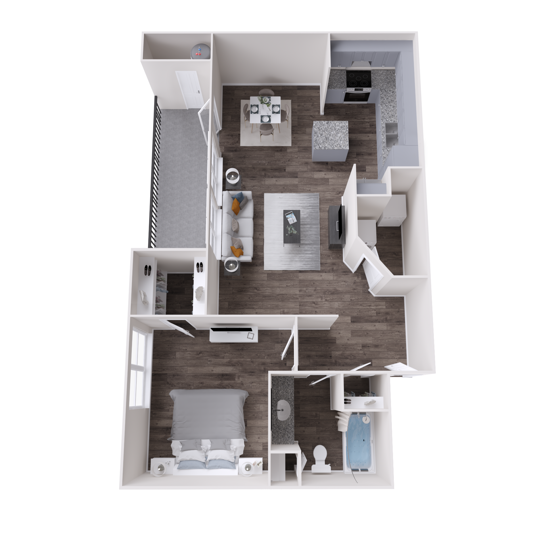 A4 Lake - 3D Plan