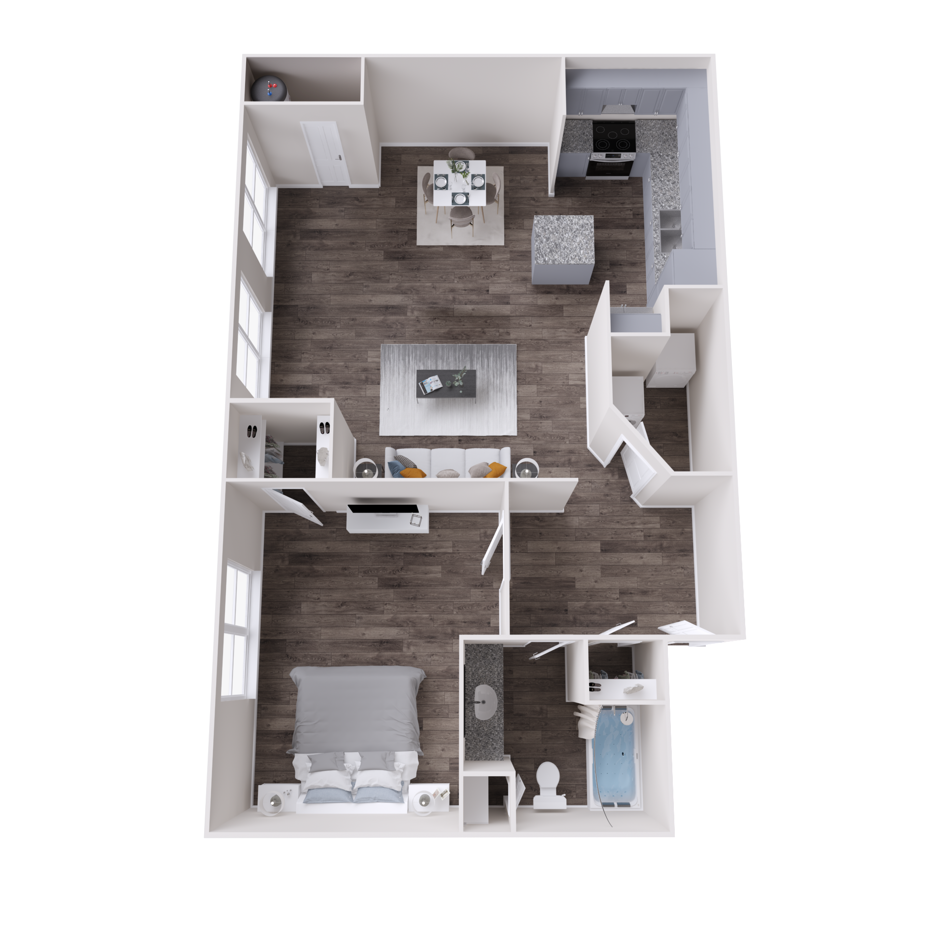 A6 Lake - 3D Plan