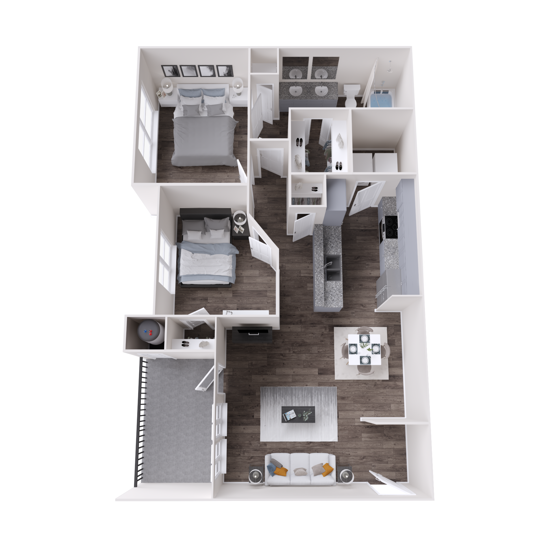 B1 Lake - 3D Plan