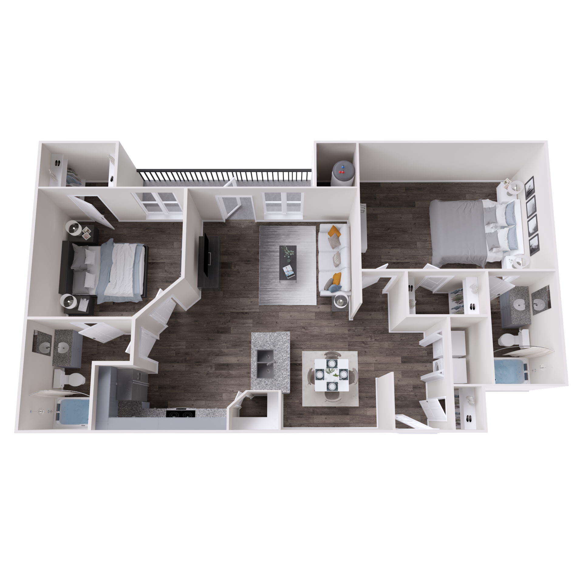 B3 Lake - 3D Plan