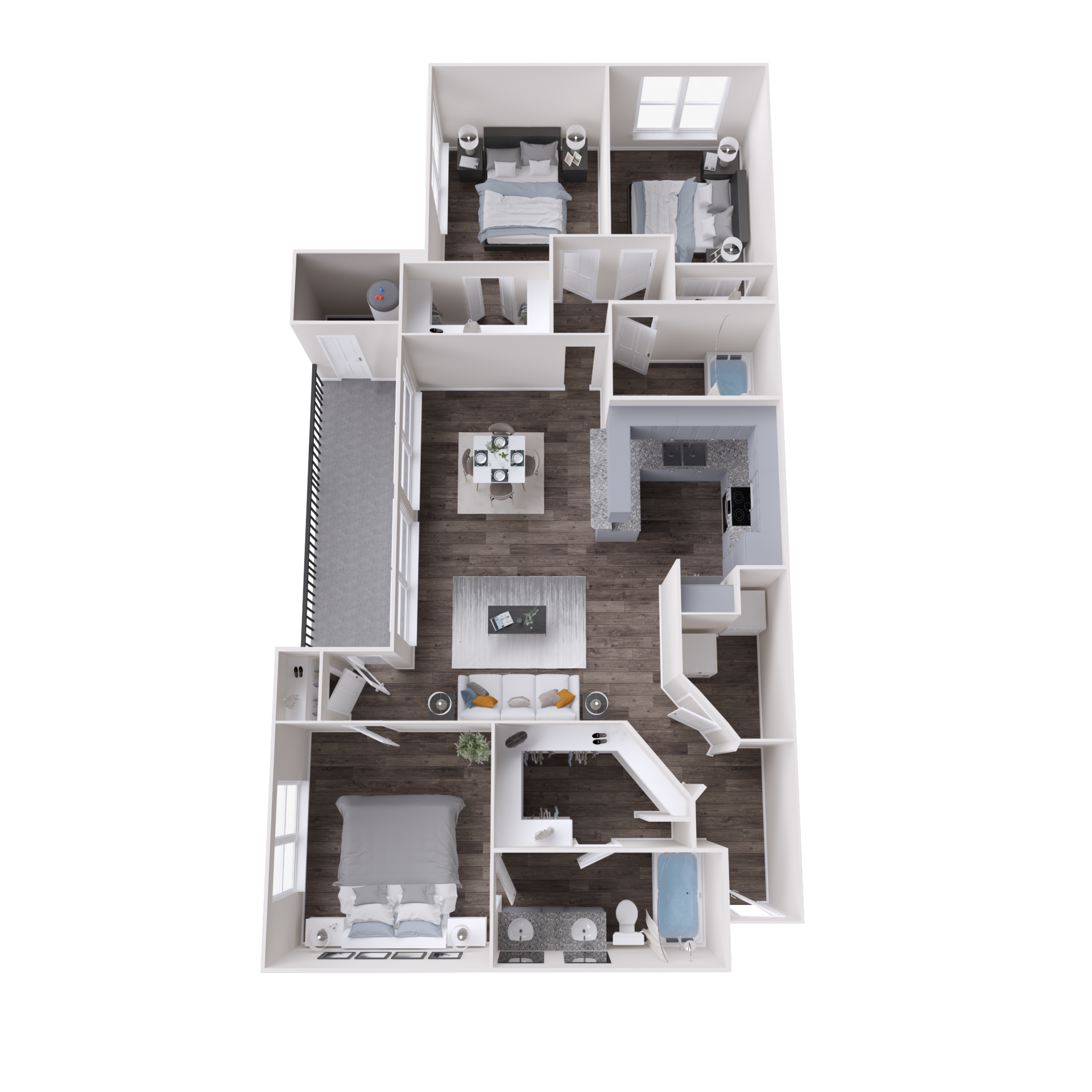 C1 Lake - 3D Plan