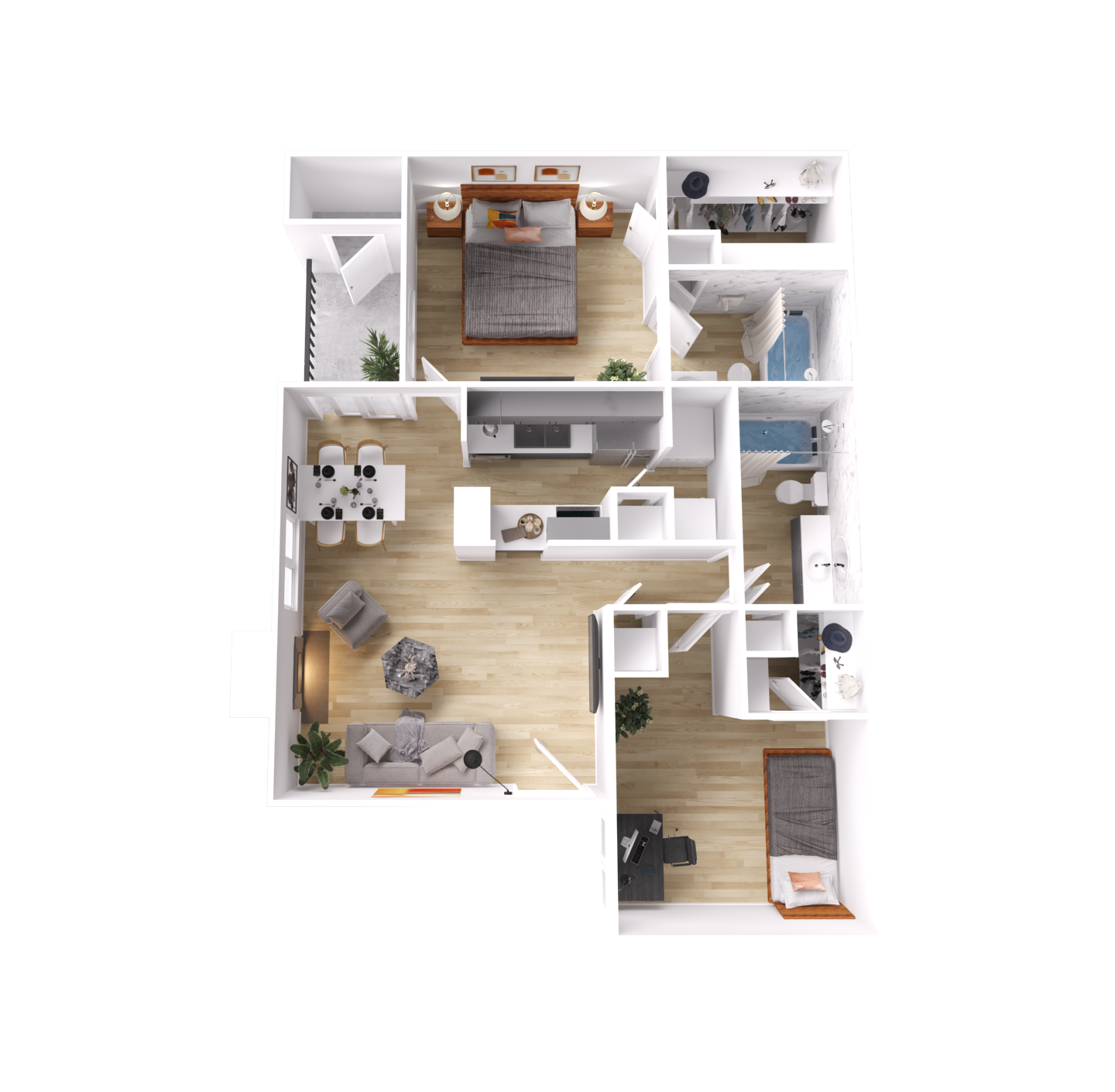 B2 - 3D Plan