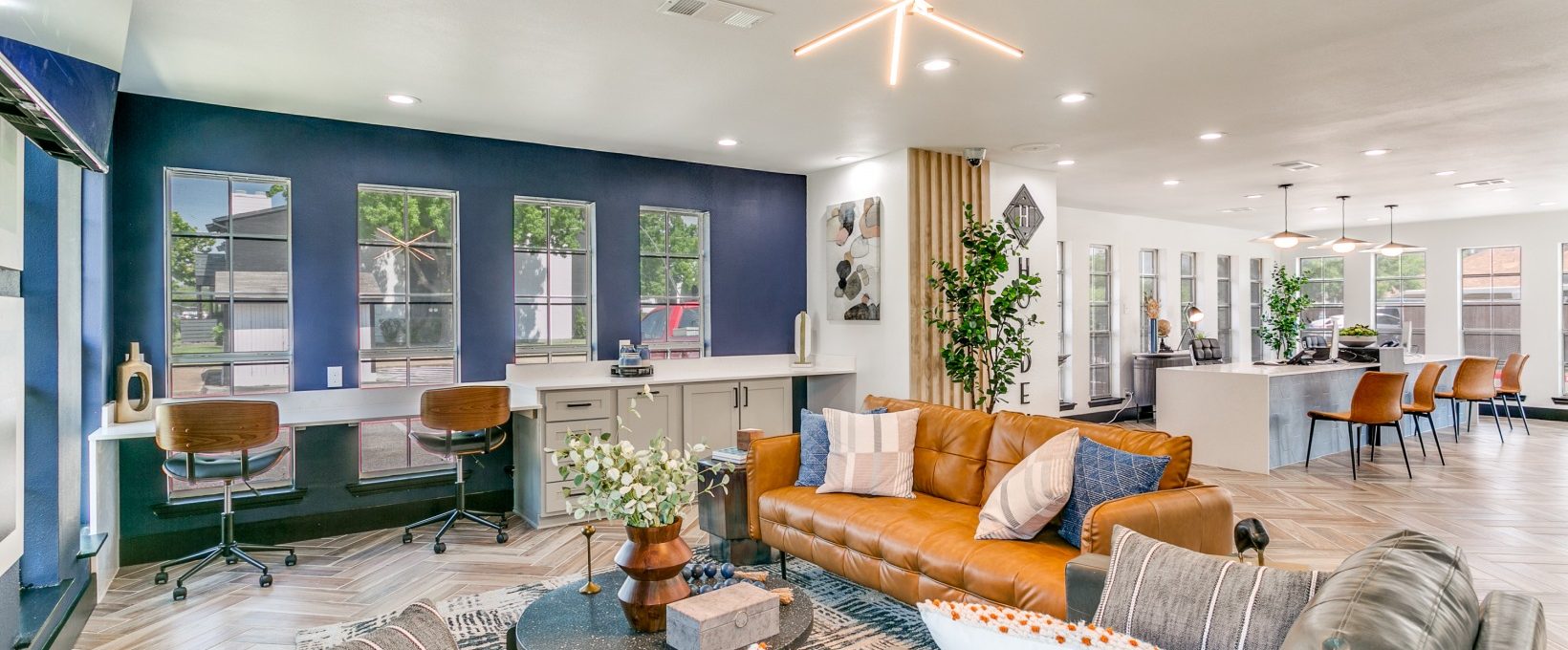 the living room at The  Holden