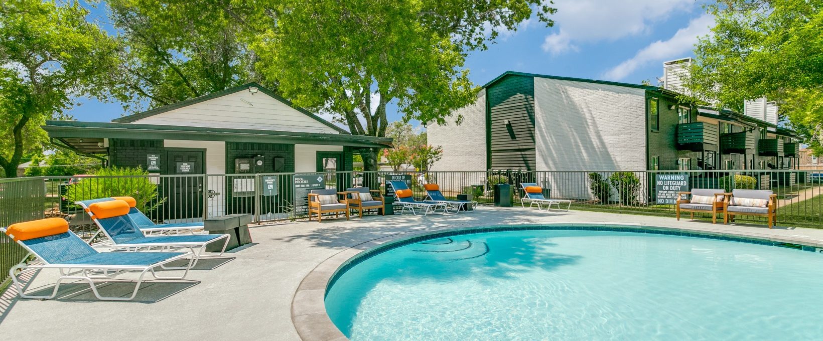 the pool at The  Holden