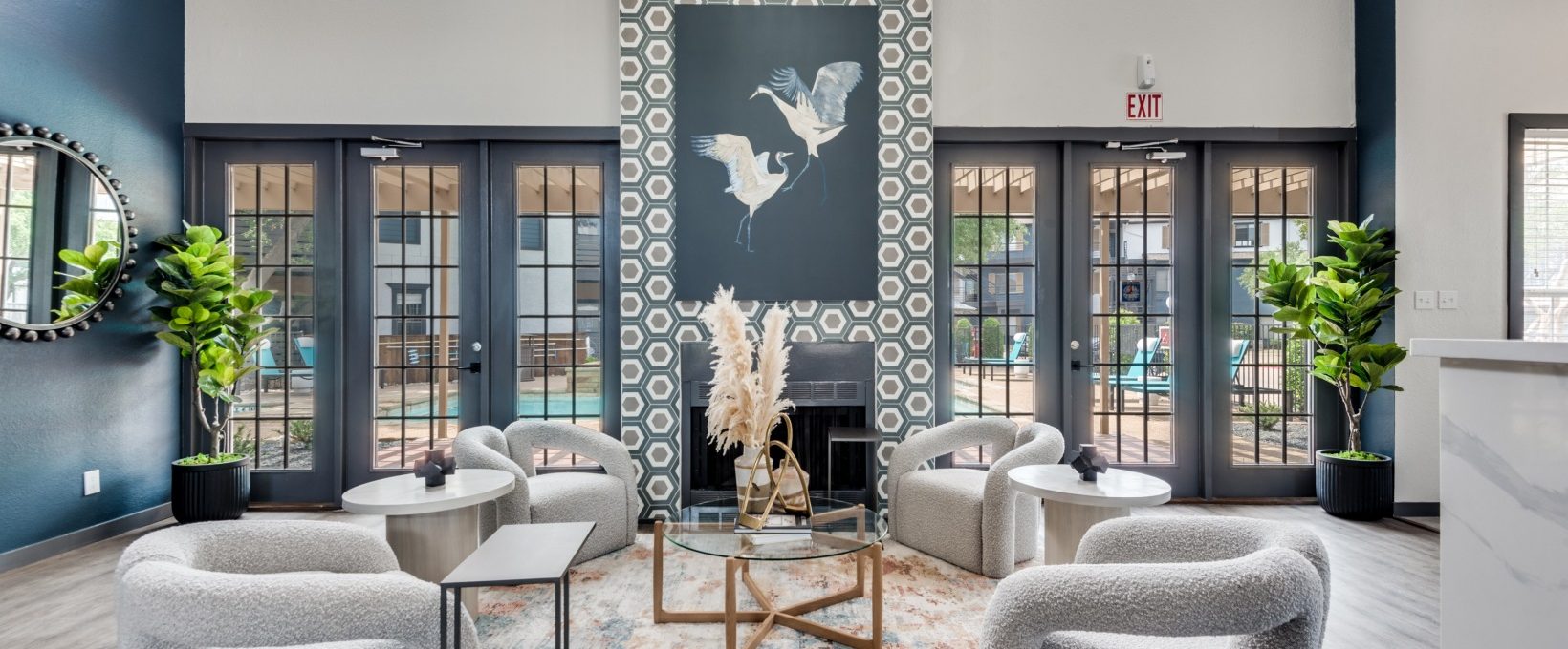 the living room at The Grant Valley Ranch