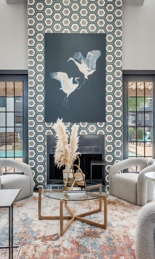 the living room at The Grant Valley Ranch