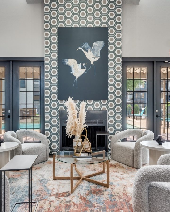 the living room at The Grant Valley Ranch