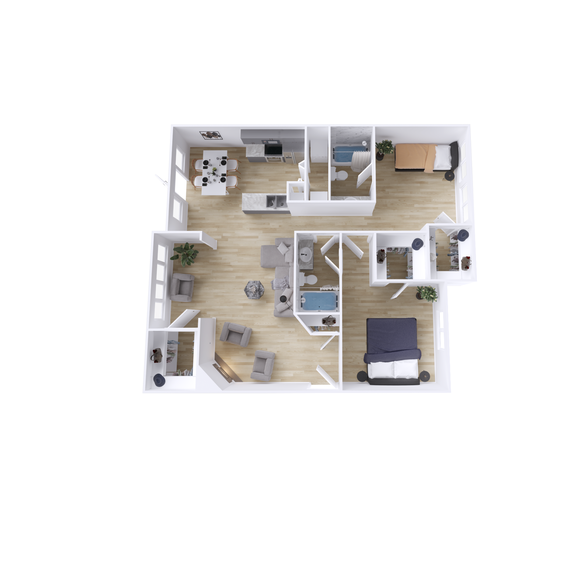 B4 - 3D Plan