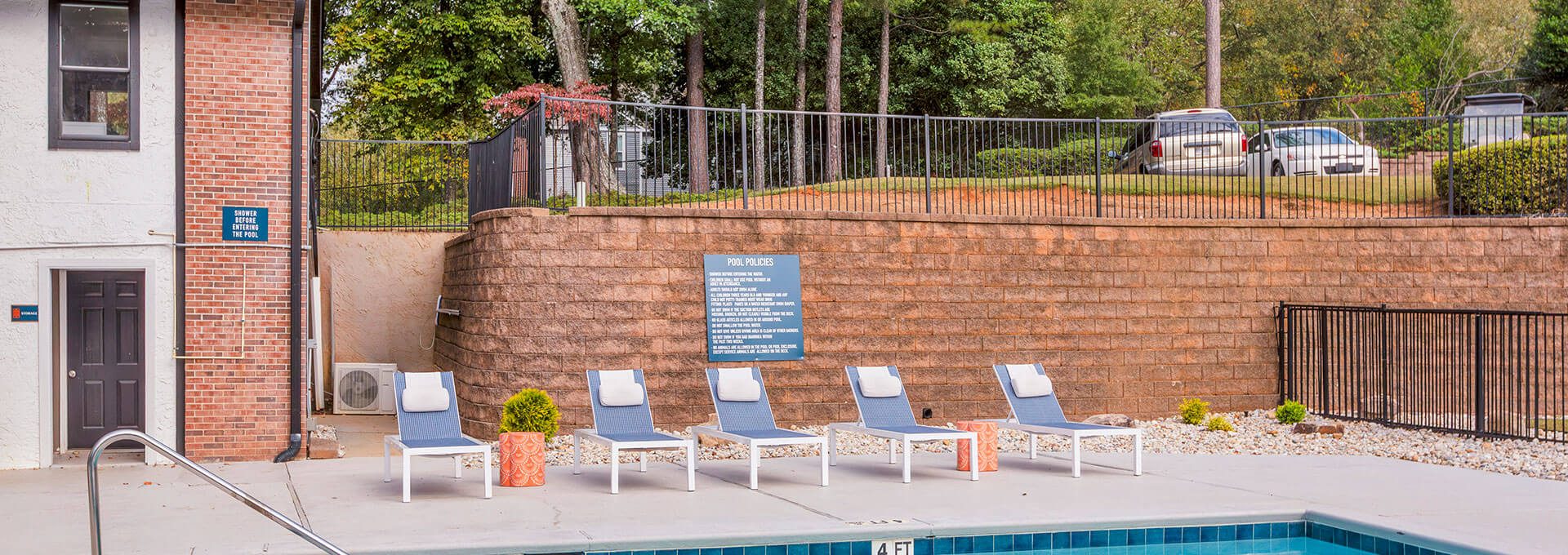 the pool at The  Rowen