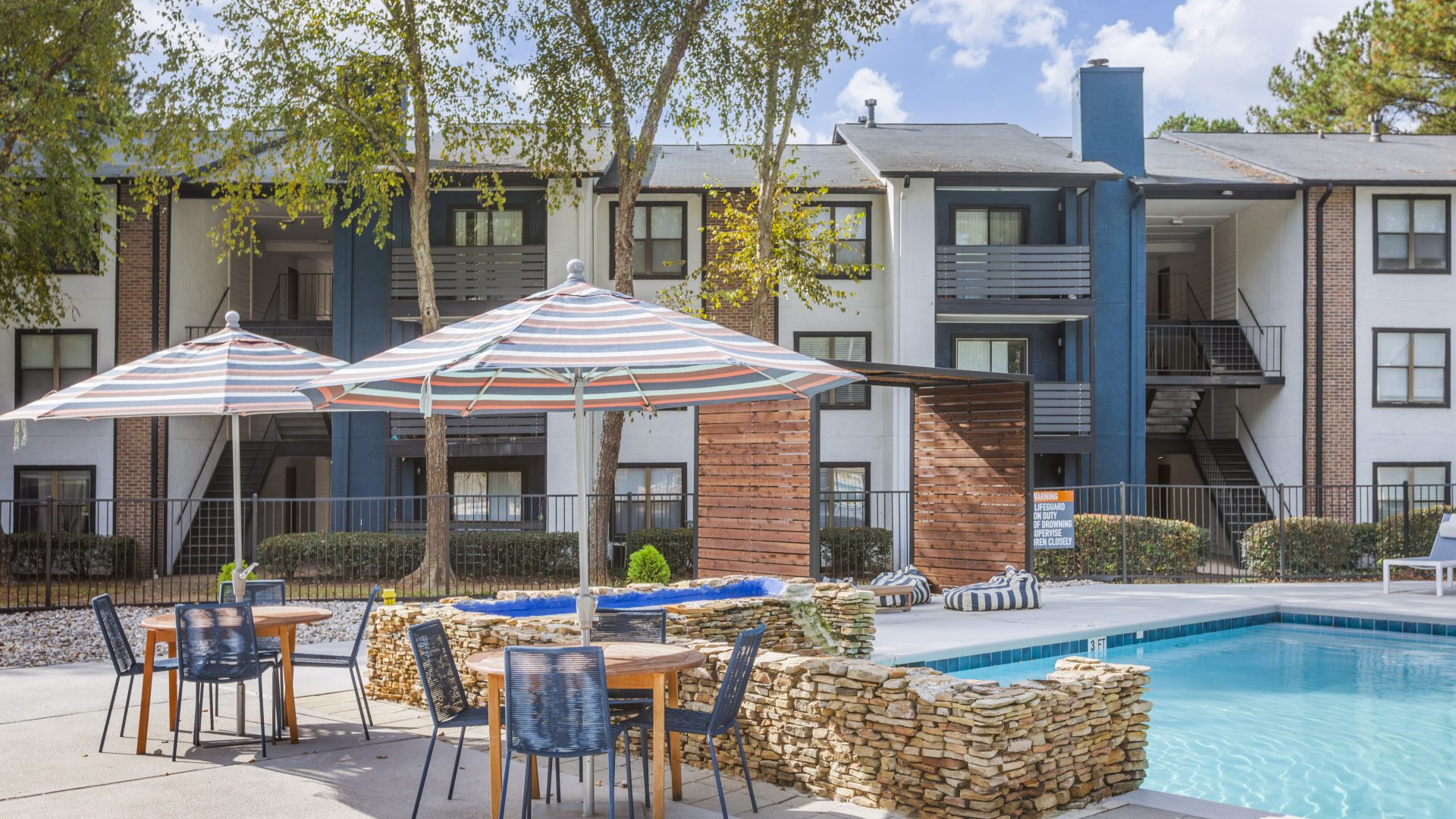 the pool at The  Rowen