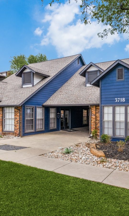 the exterior of a home in the suburbs at The  Durham