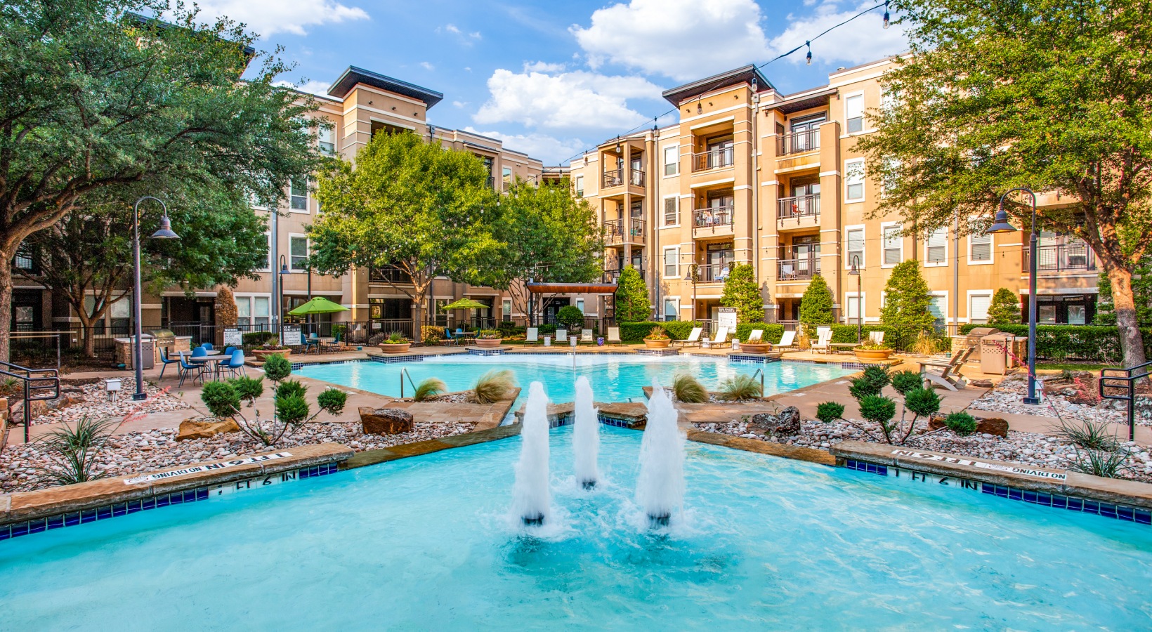 the pool at The Franklin at Samuels Ave