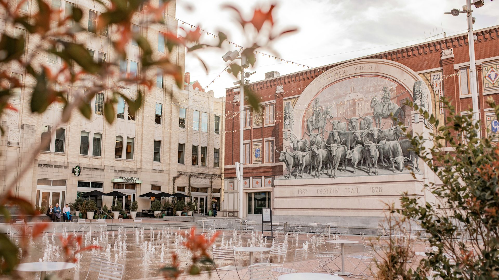 a building with a mural on the side of it
