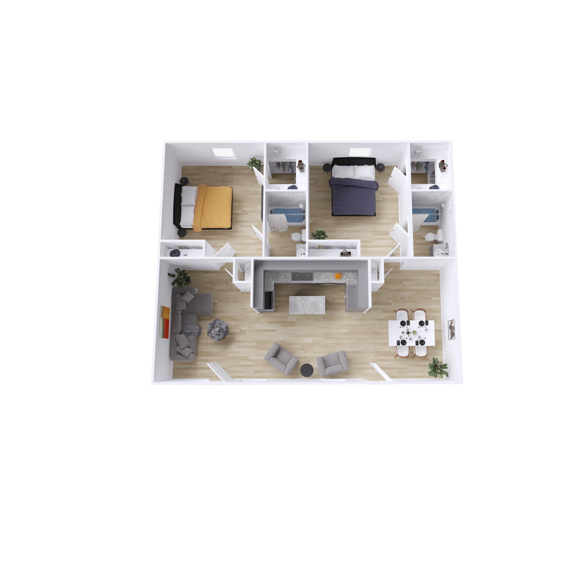 B4 - 3D Plan