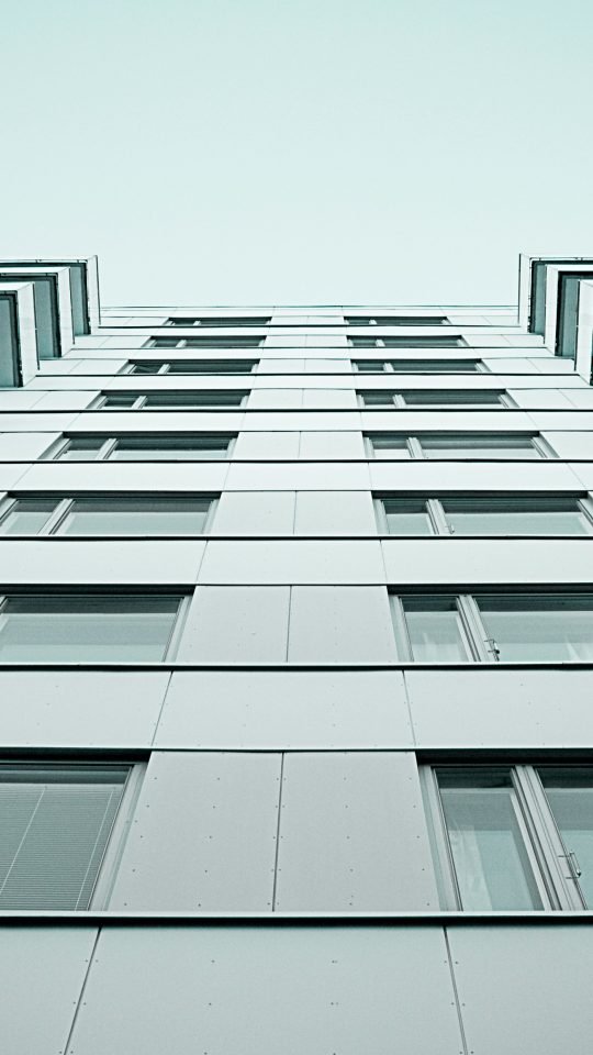 white painted concrete building