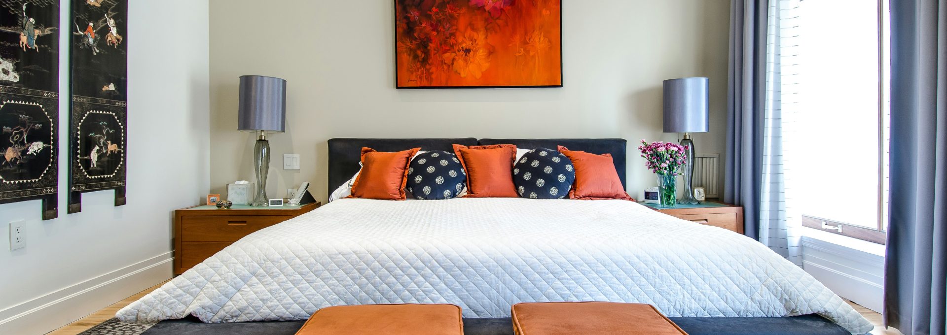 quilted white comforter