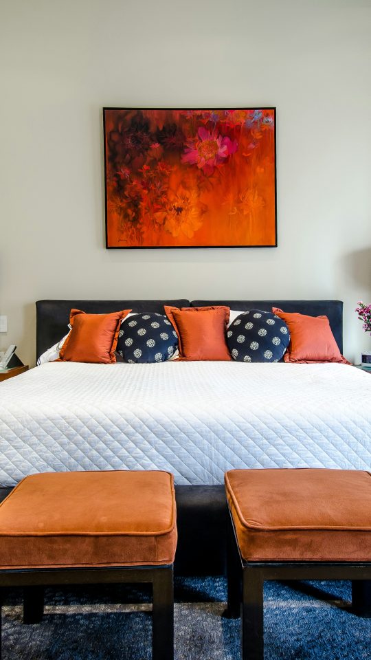 quilted white comforter
